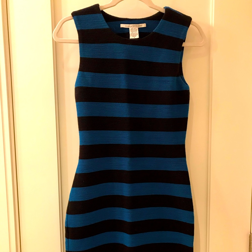 Stripes wool dress